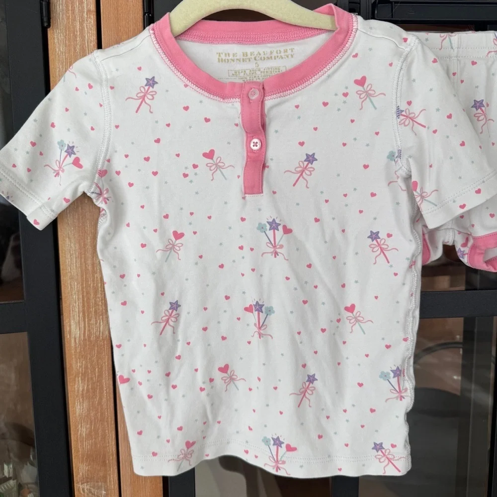 TBBC Sara Jane's Shorts sleeve Set Fairy Dust Sprinkles Romany Rose toddler girl